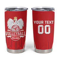 Custom Poland Volleyball Tumbler Cup Bialo–Czerwoni Go Champions