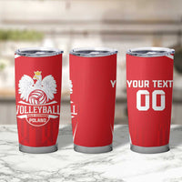 Custom Poland Volleyball Tumbler Cup Bialo–Czerwoni Go Champions