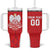 Custom Poland Volleyball Tumbler With Handle Bialo–Czerwoni Go Champions