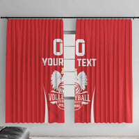 Custom Poland Volleyball Window Curtain Bialo–Czerwoni Go Champions