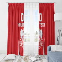 Custom Poland Volleyball Window Curtain Bialo–Czerwoni Go Champions