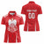 Custom Poland Volleyball Women Polo Shirt Bialo–Czerwoni Go Champions