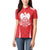Custom Poland Volleyball Women Polo Shirt Bialo–Czerwoni Go Champions