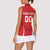 Custom Poland Volleyball Women Sleeveless Polo Shirt Bialo–Czerwoni Go Champions