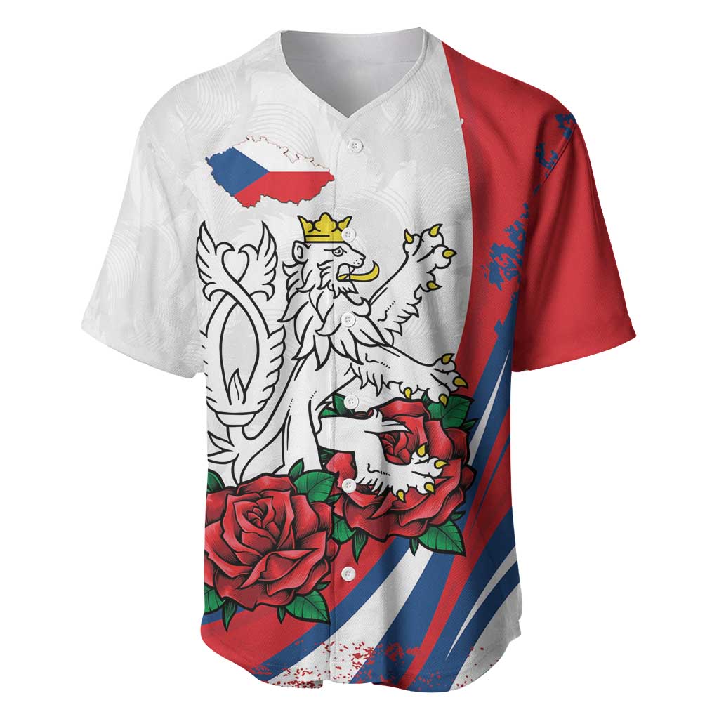 Personalized Czech Republic Baseball Jersey Pravda Vitezi With Rose
