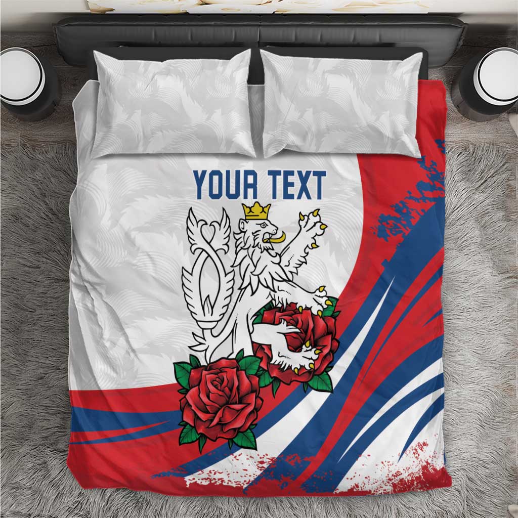 Personalized Czech Republic Bedding Set Pravda Vitezi With Rose