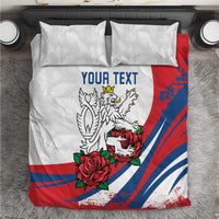 Personalized Czech Republic Bedding Set Pravda Vitezi With Rose
