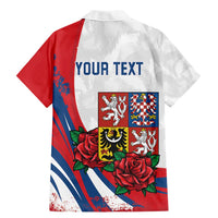 Personalized Czech Republic Family Matching Mermaid Dress and Hawaiian Shirt Pravda Vitezi With Rose