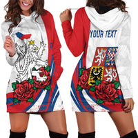 Personalized Czech Republic Hoodie Dress Pravda Vitezi With Rose