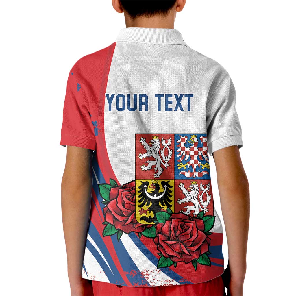 Personalized Czech Republic Kid Polo Shirt Pravda Vitezi With Rose