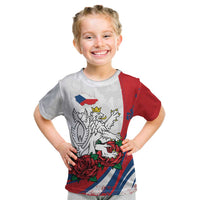 Personalized Czech Republic Kid T Shirt Pravda Vitezi With Rose