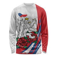 Personalized Czech Republic Long Sleeve Shirt Pravda Vitezi With Rose