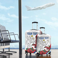 Personalized Czech Republic Luggage Cover Pravda Vitezi With Rose