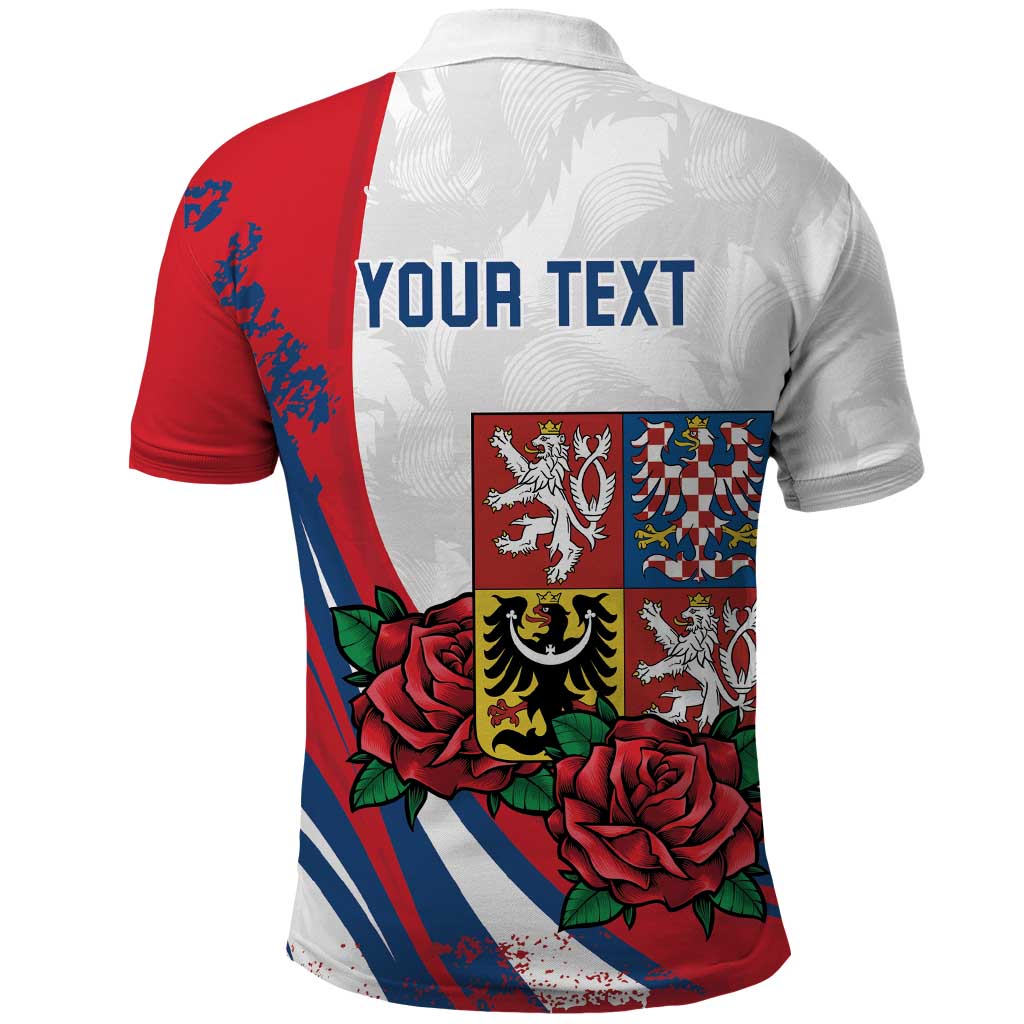 Personalized Czech Republic Polo Shirt Pravda Vitezi With Rose