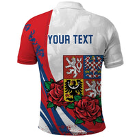 Personalized Czech Republic Polo Shirt Pravda Vitezi With Rose