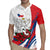 Personalized Czech Republic Rugby Jersey Pravda Vitezi With Rose