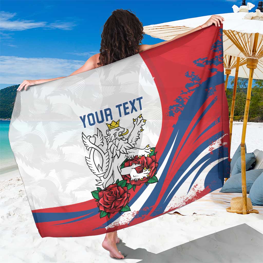 Personalized Czech Republic Sarong Pravda Vitezi With Rose