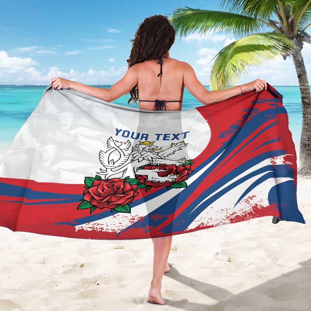 Personalized Czech Republic Sarong Pravda Vitezi With Rose