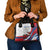 Personalized Czech Republic Shoulder Handbag Pravda Vitezi With Rose
