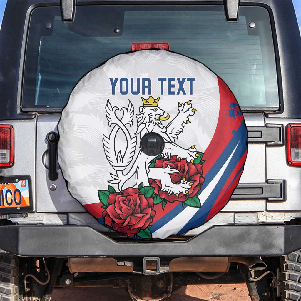 Personalized Czech Republic Spare Tire Cover Pravda Vitezi With Rose