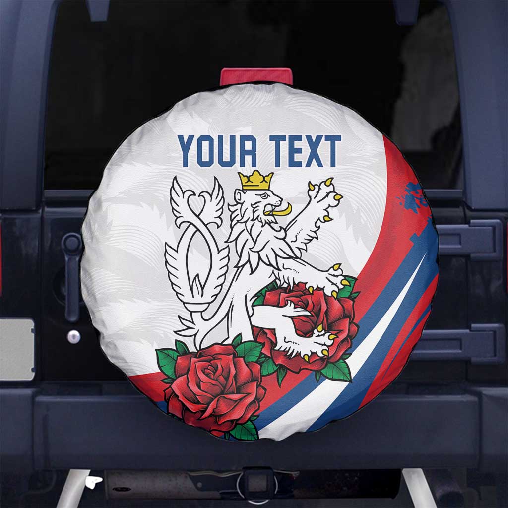 Personalized Czech Republic Spare Tire Cover Pravda Vitezi With Rose