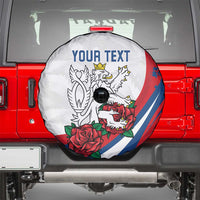 Personalized Czech Republic Spare Tire Cover Pravda Vitezi With Rose