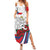 Personalized Czech Republic Summer Maxi Dress Pravda Vitezi With Rose