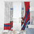 Personalized Czech Republic Window Curtain Pravda Vitezi With Rose
