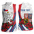 Personalized Czech Republic Women Sleeveless Polo Shirt Pravda Vitezi With Rose