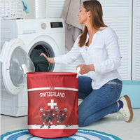 Switzerland Ice Hockey Laundry Basket La Nati World Glory