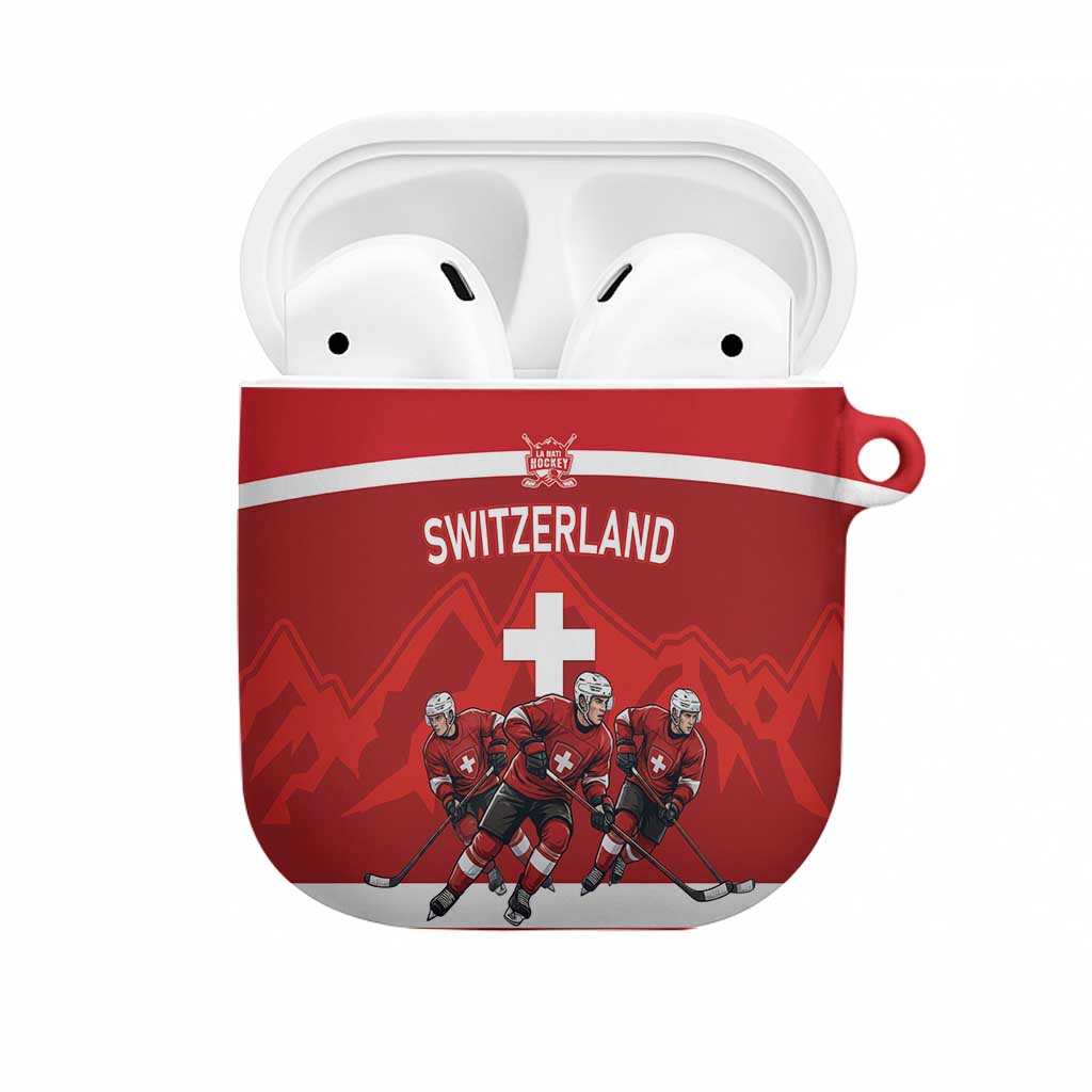 Switzerland Ice Hockey AirPods Case La Nati World Glory