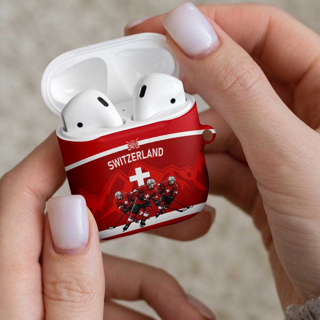 Switzerland Ice Hockey AirPods Case La Nati World Glory