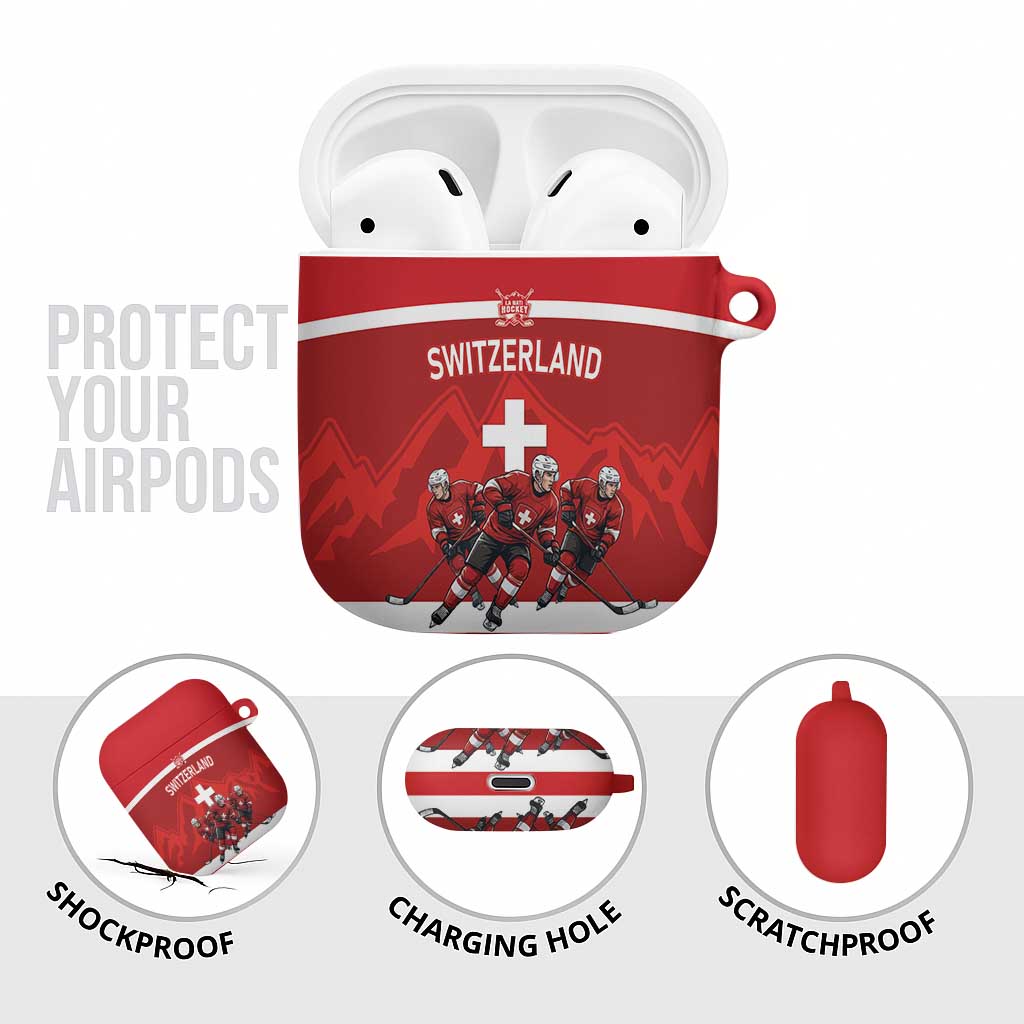 Switzerland Ice Hockey AirPods Case La Nati World Glory