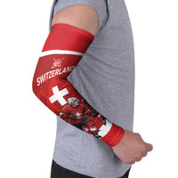 Custom Switzerland Ice Hockey Arm Sleeves La Nati World Glory