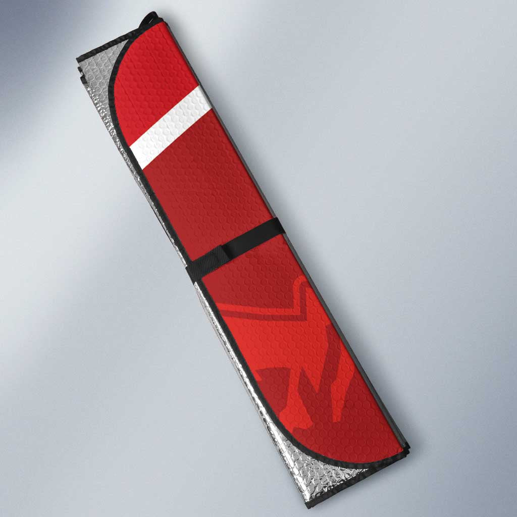 Switzerland Ice Hockey Auto Sun Shade La Nati World Glory