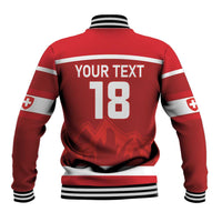 Custom Switzerland Ice Hockey Baseball Jacket La Nati World Glory