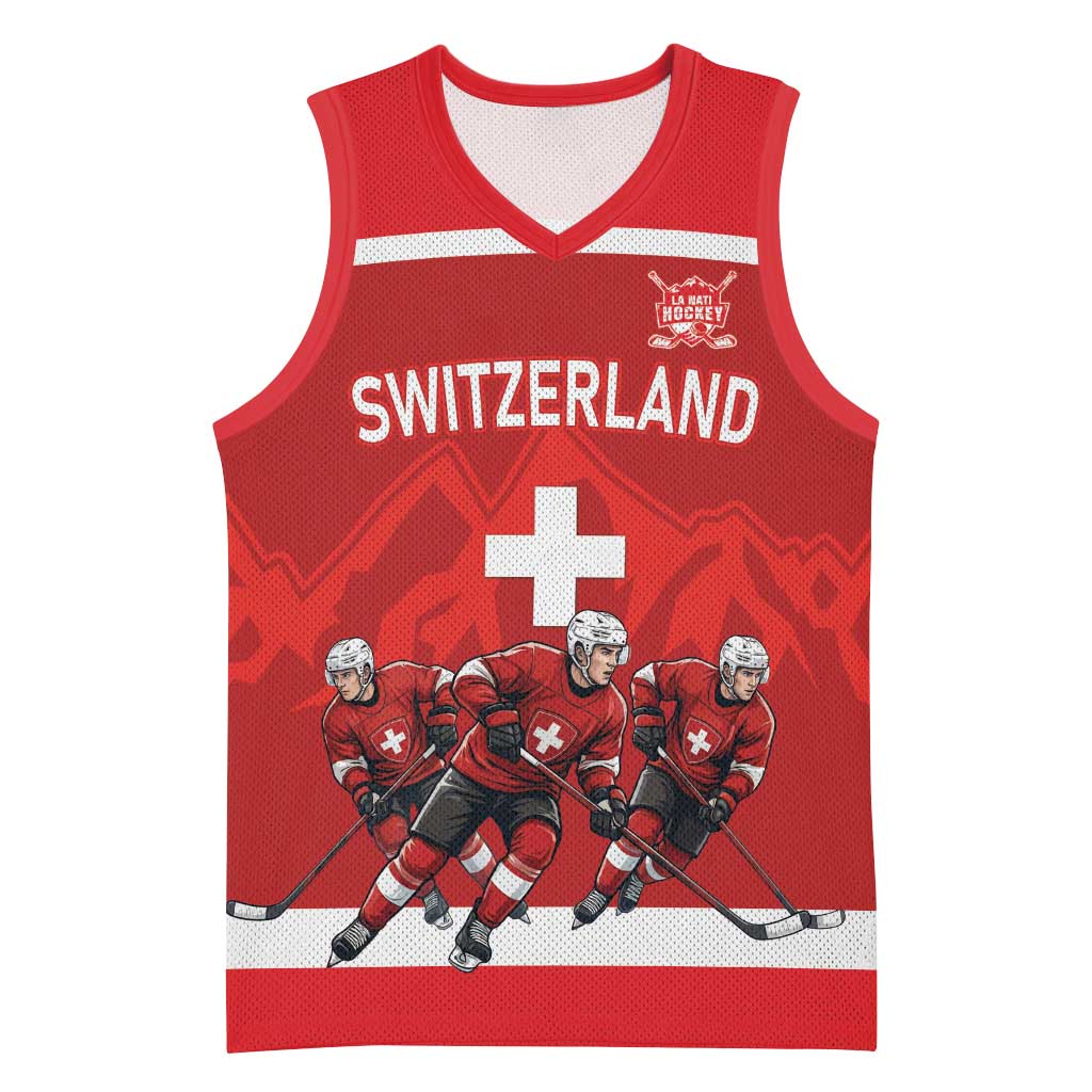Custom Switzerland Ice Hockey Basketball Jersey La Nati World Glory