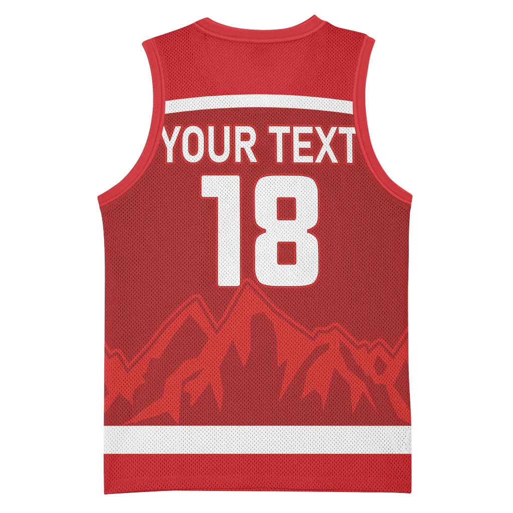 Custom Switzerland Ice Hockey Basketball Jersey La Nati World Glory