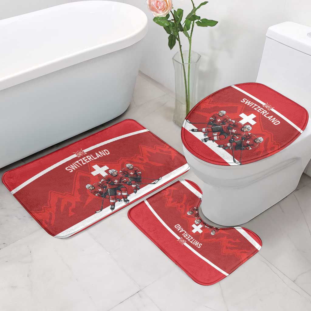 Switzerland Ice Hockey Bathroom Set La Nati World Glory