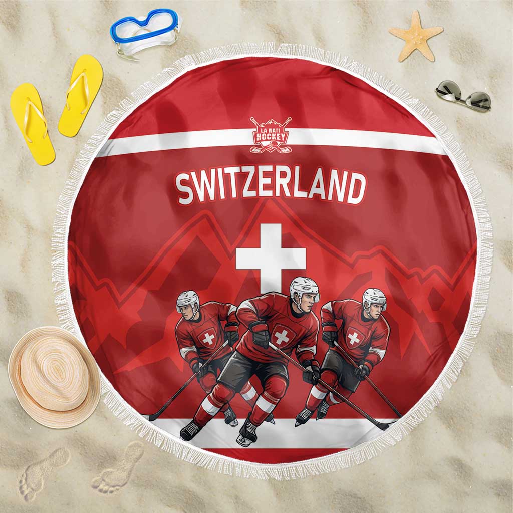 Switzerland Ice Hockey Beach Blanket La Nati World Glory