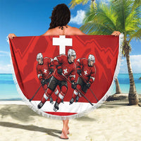 Switzerland Ice Hockey Beach Blanket La Nati World Glory