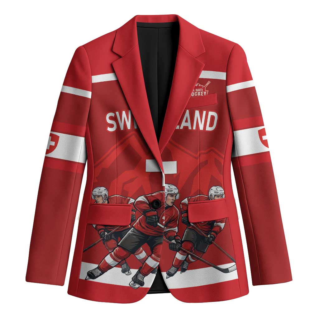 Custom Switzerland Ice Hockey Blazer La Nati World Glory
