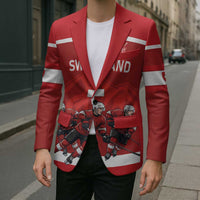 Custom Switzerland Ice Hockey Blazer La Nati World Glory