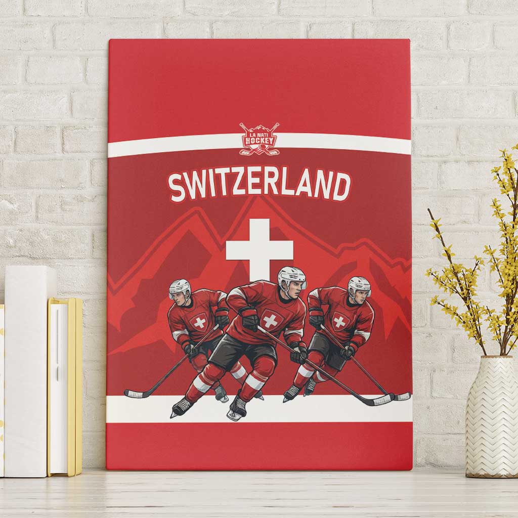 Switzerland Ice Hockey Canvas Wall Art La Nati World Glory