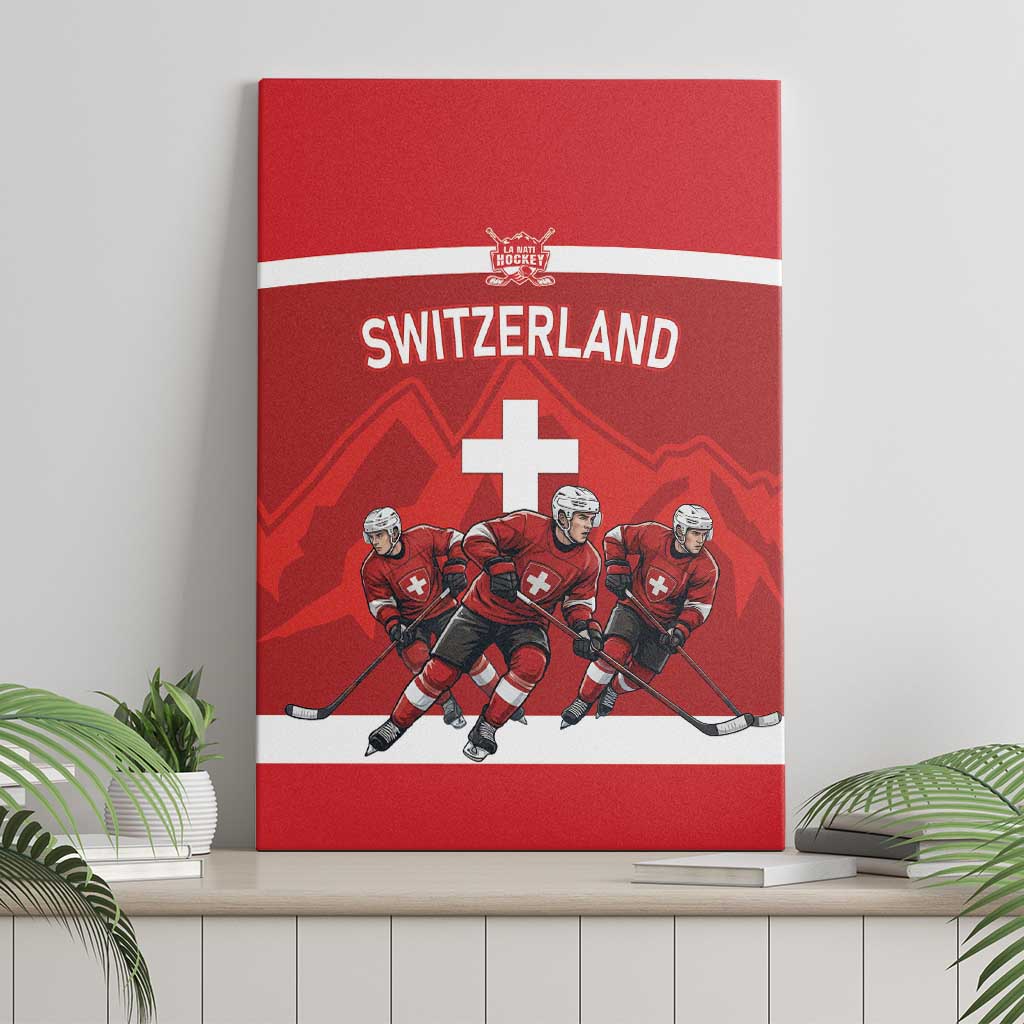 Switzerland Ice Hockey Canvas Wall Art La Nati World Glory