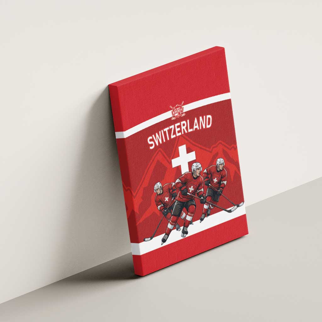 Switzerland Ice Hockey Canvas Wall Art La Nati World Glory