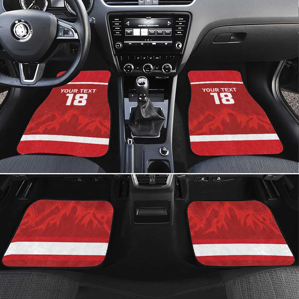 Custom Switzerland Ice Hockey Car Mats La Nati World Glory