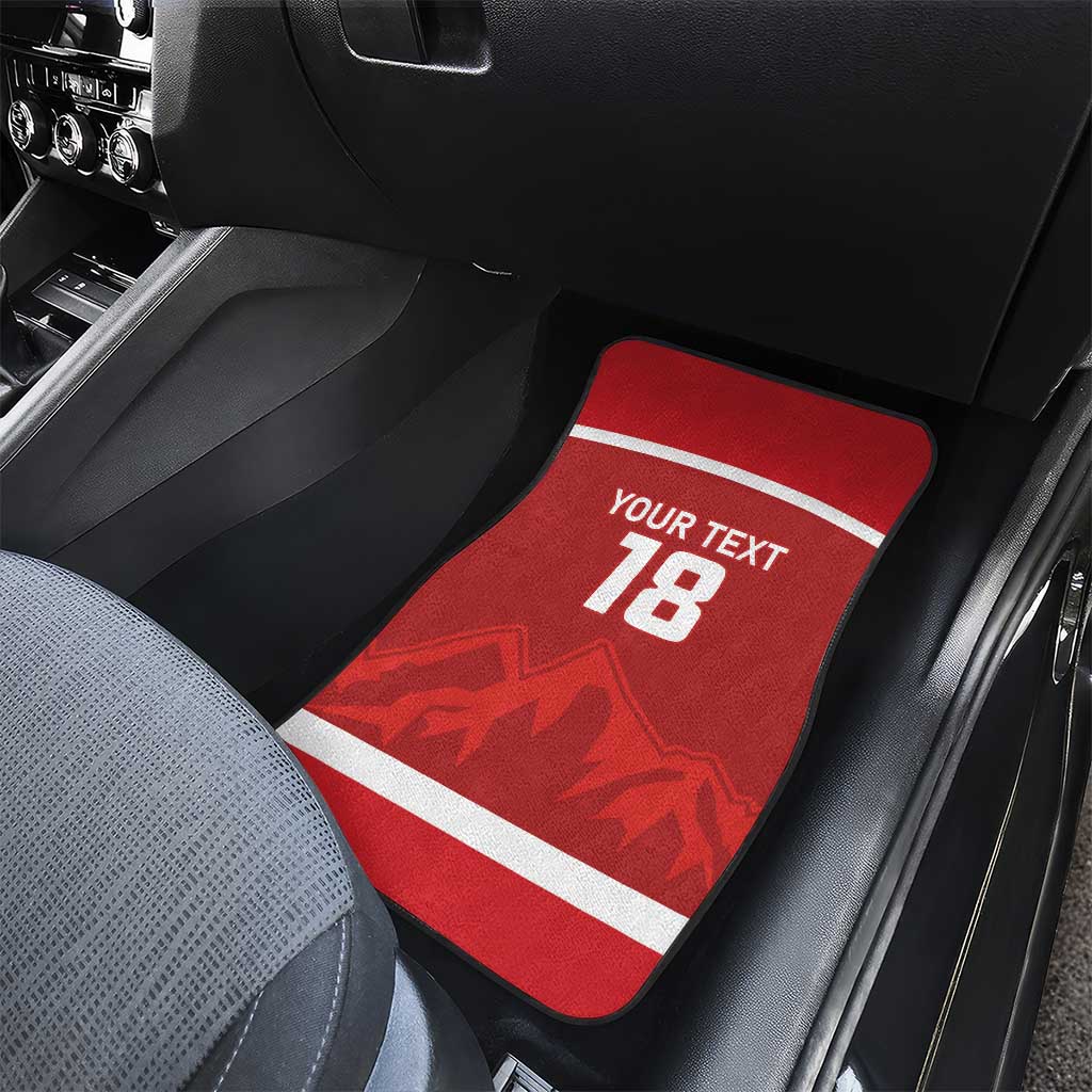 Custom Switzerland Ice Hockey Car Mats La Nati World Glory