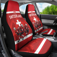 Switzerland Ice Hockey Car Seat Cover La Nati World Glory