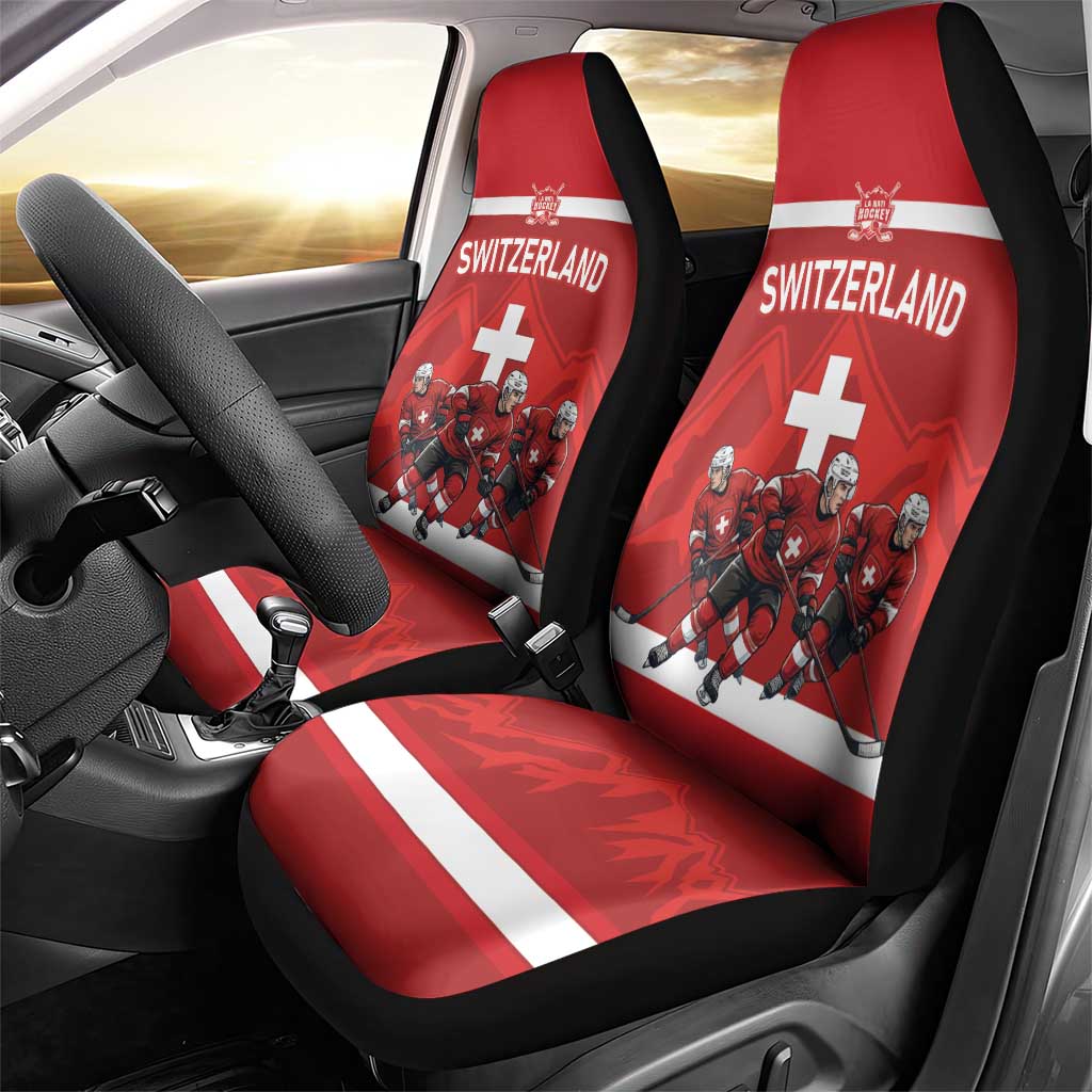 Switzerland Ice Hockey Car Seat Cover La Nati World Glory